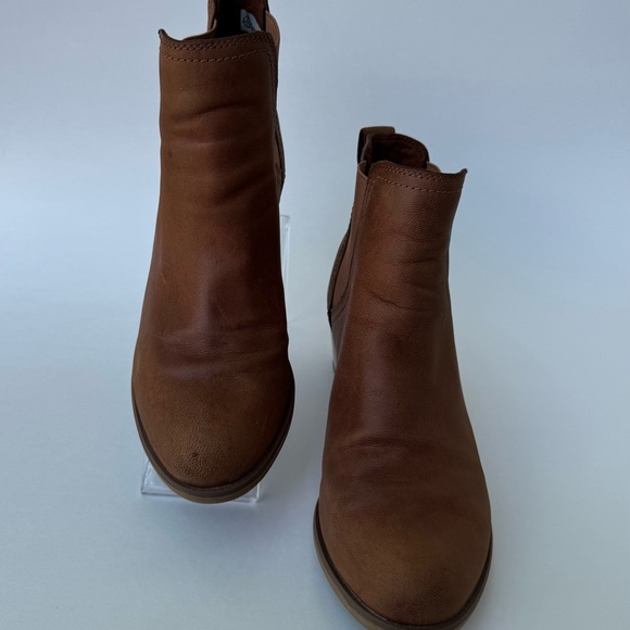 Timberland Brynlee Park Chelsea Boots Womens 7 Brown Leather Western - Picture 5 of 13